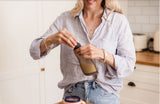 Haakaa Silicone Milk Storage Bag & Sippy Spout Combo - HoneyBug 