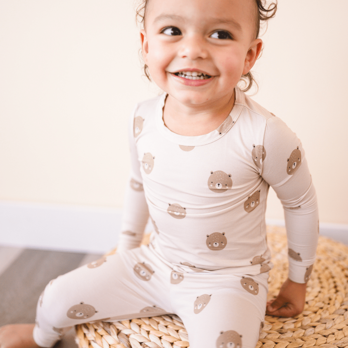 Bamboo 2-Piece Set - Bear - HoneyBug 