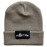 BAMBOO CUFF BEANIE- Mushroom - HoneyBug 