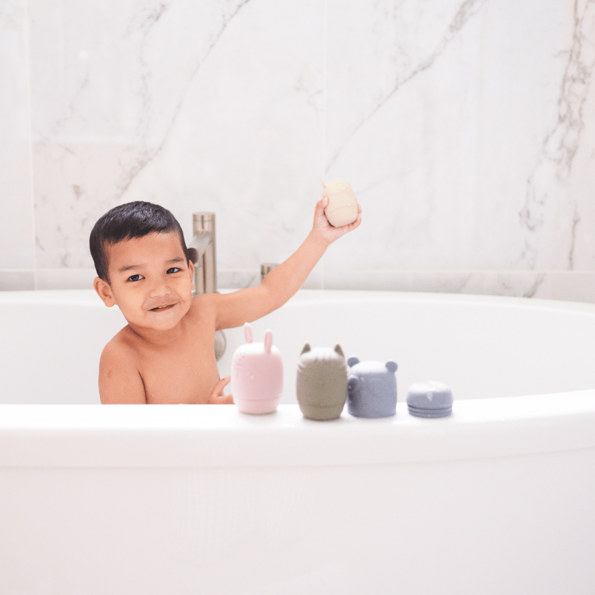 Bath Buddies Silicone Water Toys - HoneyBug 