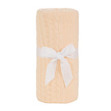 Sealy Baby Knit Blanket - Camel Sand - HoneyBug 