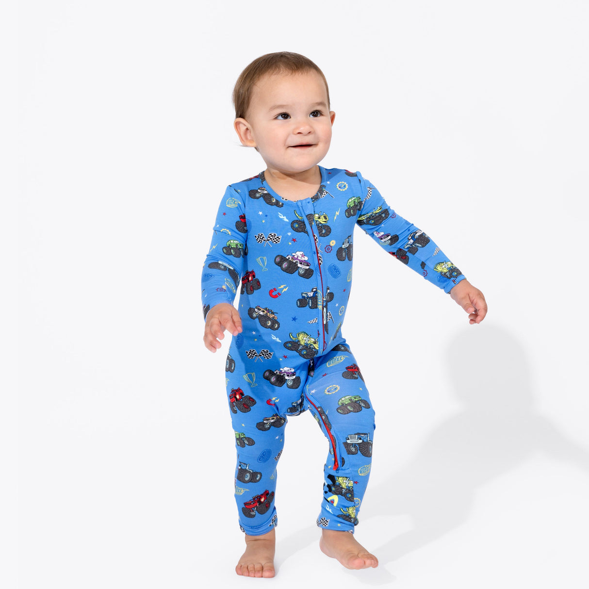 Blaze and the Monster Machines Bamboo Convertible Footie - HoneyBug 