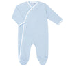 Blue Bubble Crossover Footie - HoneyBug 