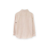 Boys Shirt | Beige Country Check - HoneyBug 