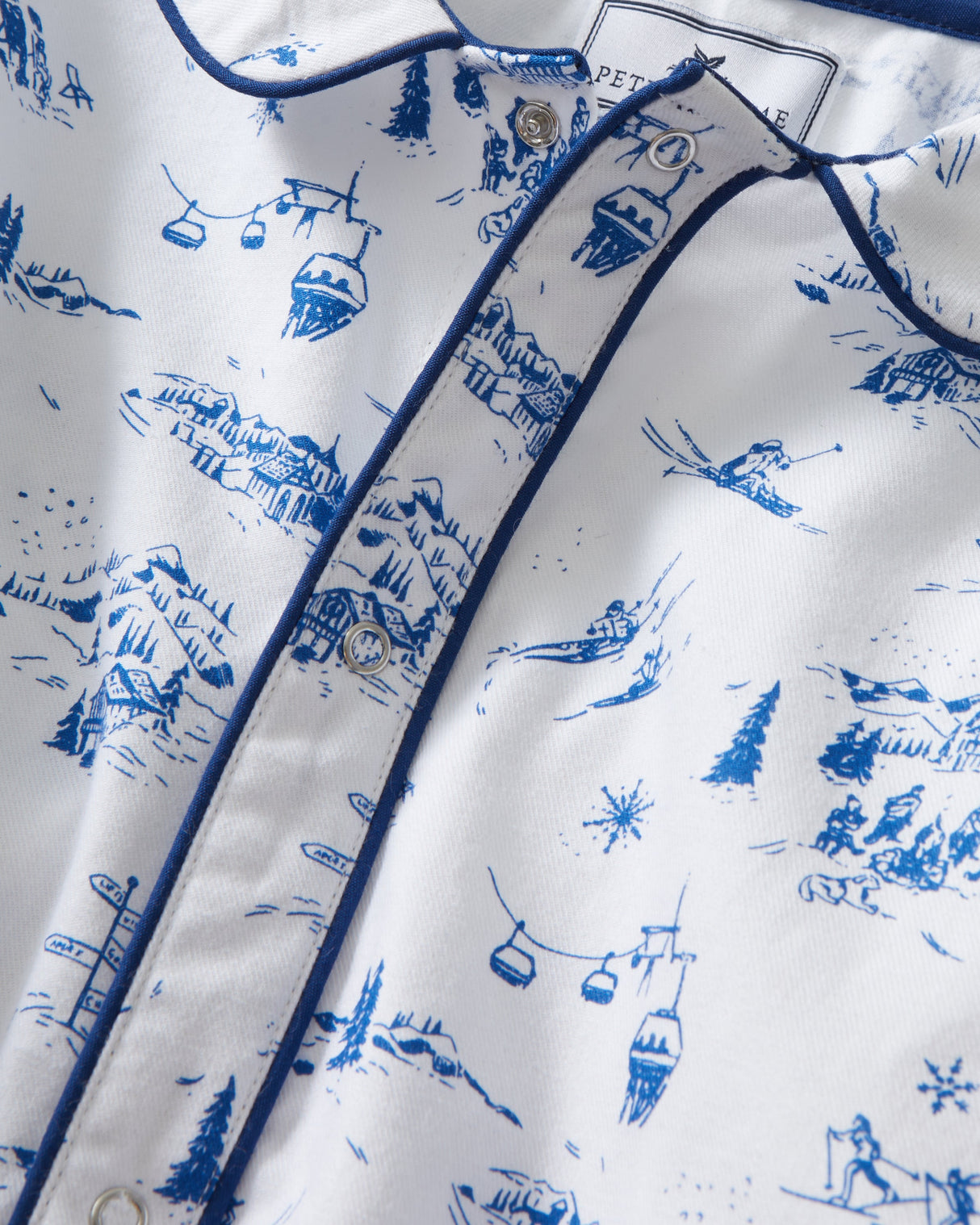 Baby's Twill Cambridge Romper in Chalet Toile - HoneyBug 