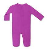 Bamboo Blend Footie - Raspberry - HoneyBug 