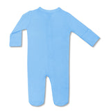 Bamboo Blend Footie - Baby Blue - HoneyBug 