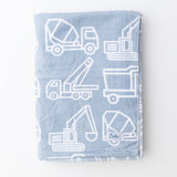 The Kenzie Beach Towel - Trucks & Diggers