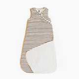 Charcoal Stripes Blanket Sleeper - HoneyBug 