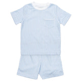 Charles Boys' Short Set - Classic Stripe - HoneyBug 