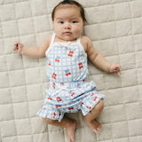 Shorts Set | Gingham Cherry