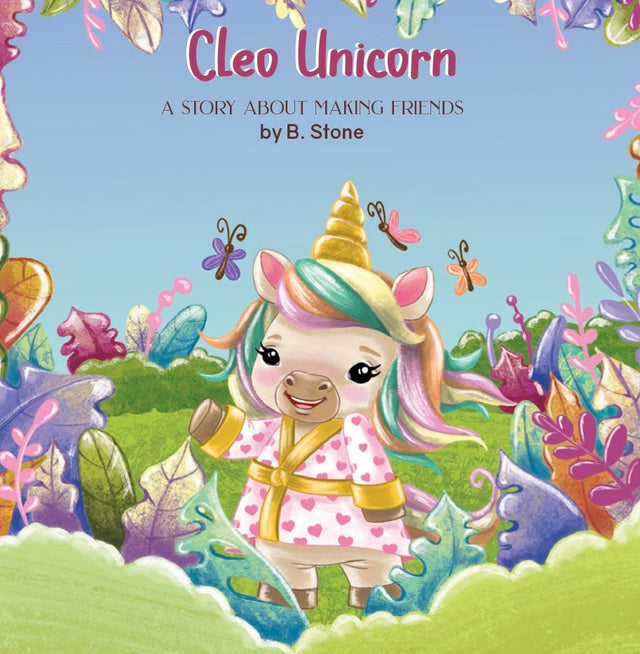 Cleo Unicorn Board Book - HoneyBug 