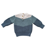 Colorblock Knit Sweater - HoneyBug 