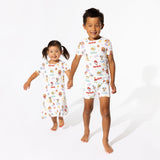 PAW Patrol: Playful Pups Bamboo Girls' Short Sleeve Dress - HoneyBug 