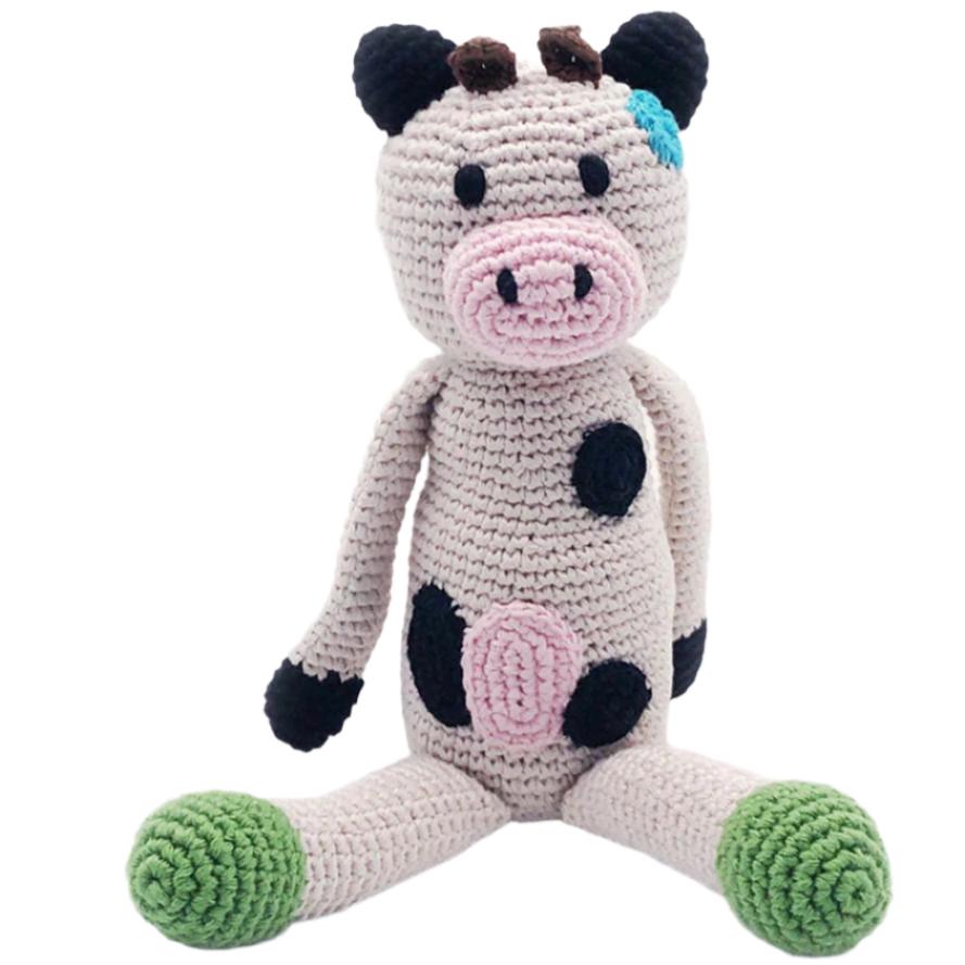 Farm Animal - Plush Toy Cow - HoneyBug 