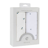 Waterproof Changing Pad Cover | Cradle Sheet Set - Blue Berry - HoneyBug 