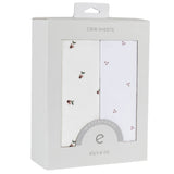Waterproof Crib Sheet Set - Lavender Berry - HoneyBug 