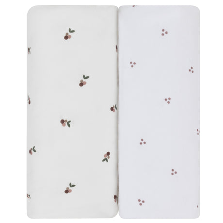 Waterproof Changing Pad Cover | Cradle Sheet Set - Lavender Berry - HoneyBug 