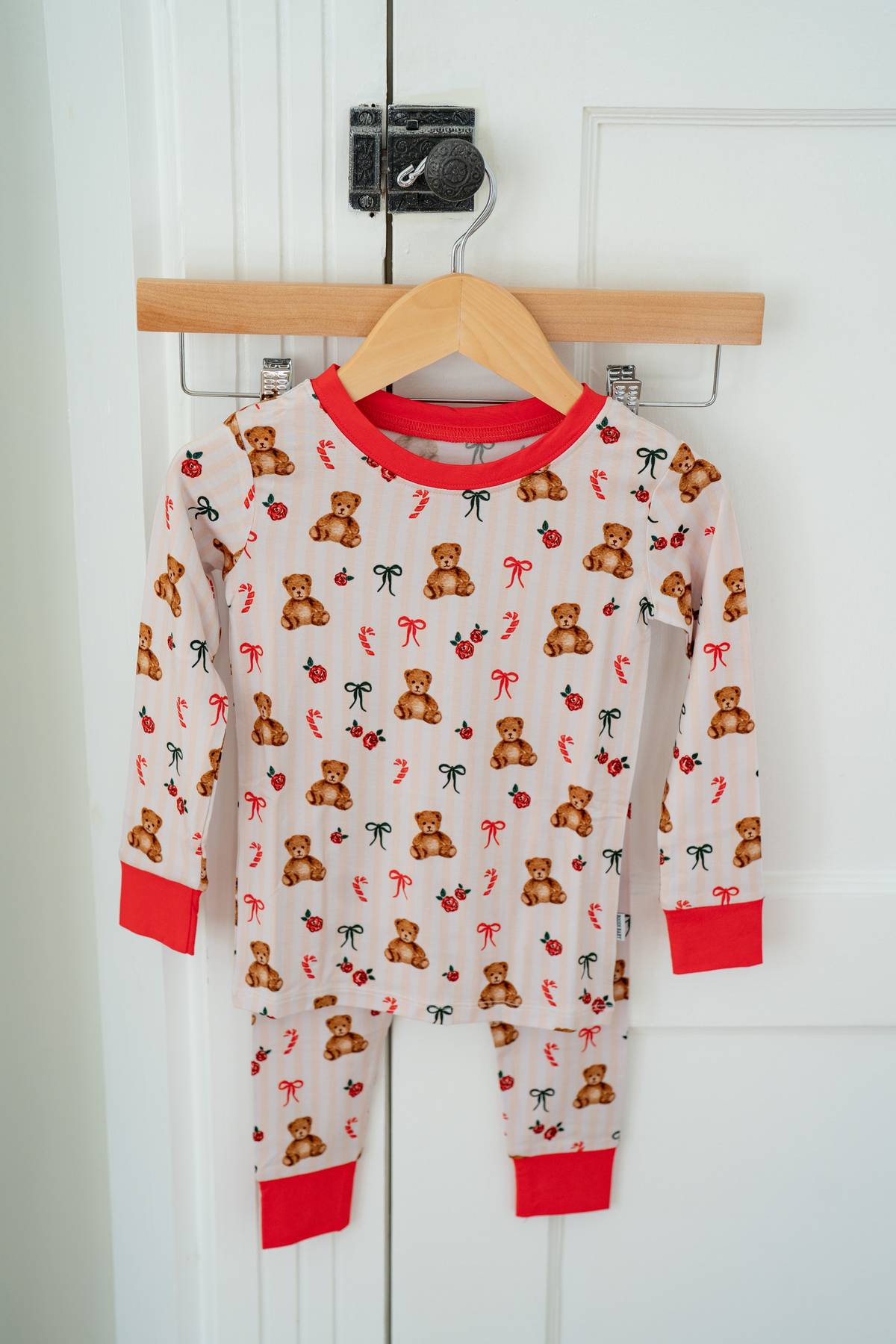 Teddy Bear Christmas | Two Piece Set - HoneyBug 