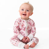 Pink Bow Coverall