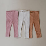 Dusty Rose Organic Leggings - HoneyBug 