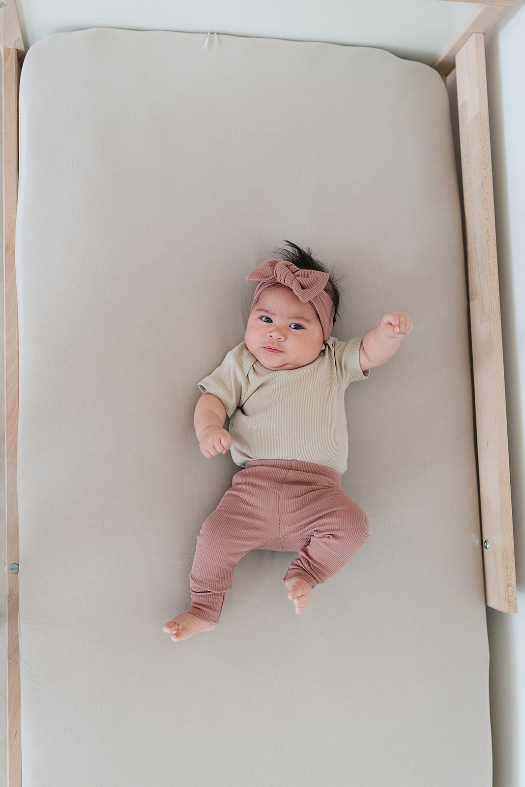 Dusty Rose Organic Leggings - HoneyBug 