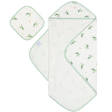 Turtle Hooded Towel Set - HoneyBug 