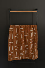 Mustard Mudcloth Muslin Quilt - HoneyBug 