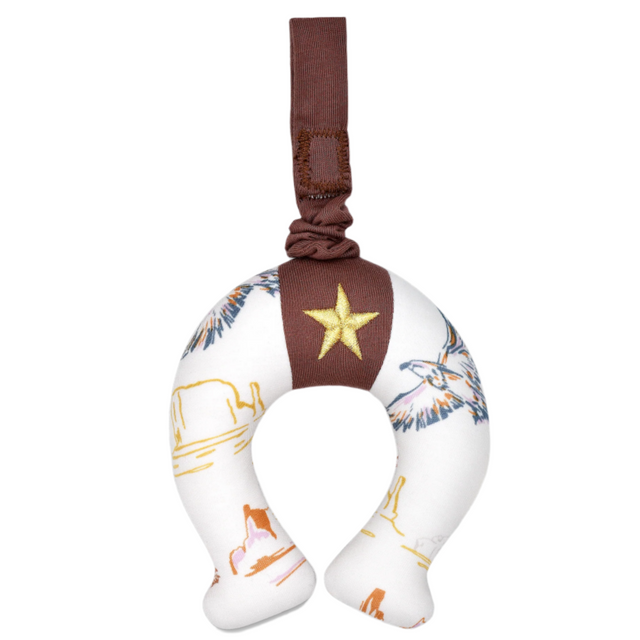 Horseshoe Stroller Toy - Canyon - HoneyBug 