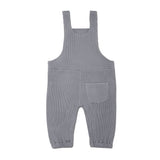 Waffle Overalls - Smoke - HoneyBug 