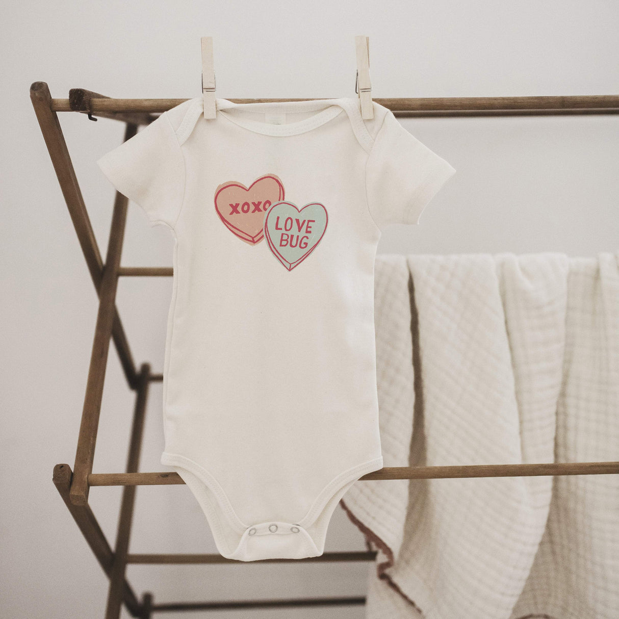 graphic bodysuit | candy hearts - HoneyBug 