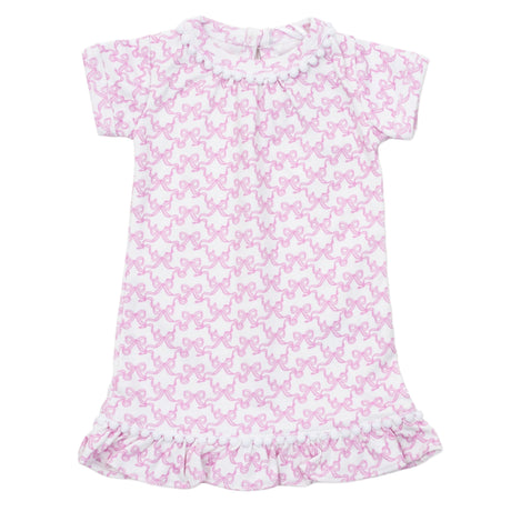 Camden Doll Dress - Pretty Pink Bows - HoneyBug 