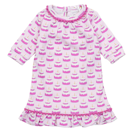Carlin Doll Dress - Birthday Cake Pink - HoneyBug 