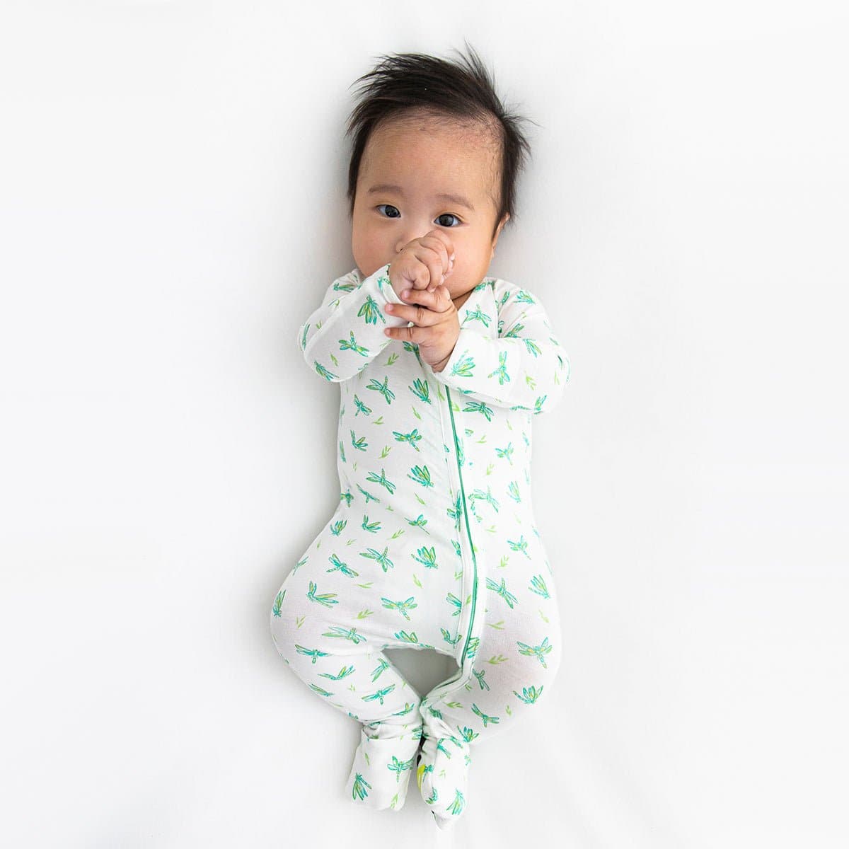 Dragonfly Bamboo Convertible Footie - HoneyBug 