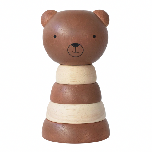 Wood Stacker - Bear - HoneyBug 