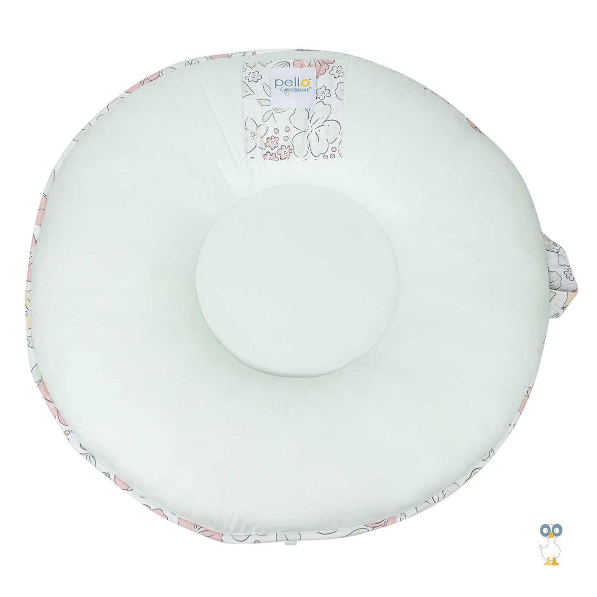 Lemon Aqua Glass Floor Cushion - HoneyBug 