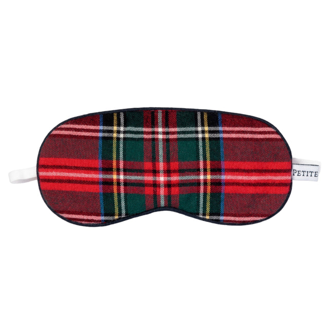 Kid's Brushed Twill Sleep Mask in Imperial Tartan - HoneyBug 