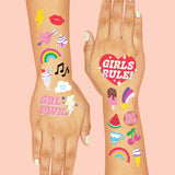 GRL PWR Tats - 104 Foil Temporary Tattoos