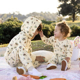 Bunny Workshop French Terry Kids Daywear Jogger Set - HoneyBug 