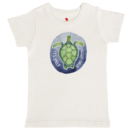 graphic tee | turtle easy green - HoneyBug 