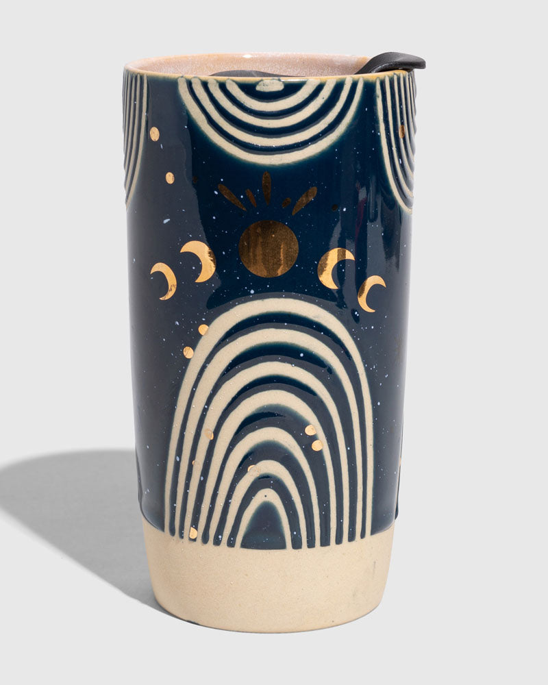 10 oz. Insulated Stoneware Travel Mug - HoneyBug 