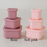Silicone Bento Box Set/Set of 3