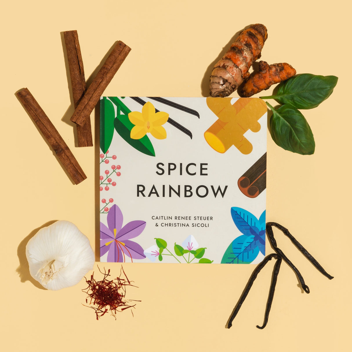 Spice Rainbow Board Book - HoneyBug 