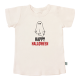 graphic tee | happy halloween ghost - HoneyBug 