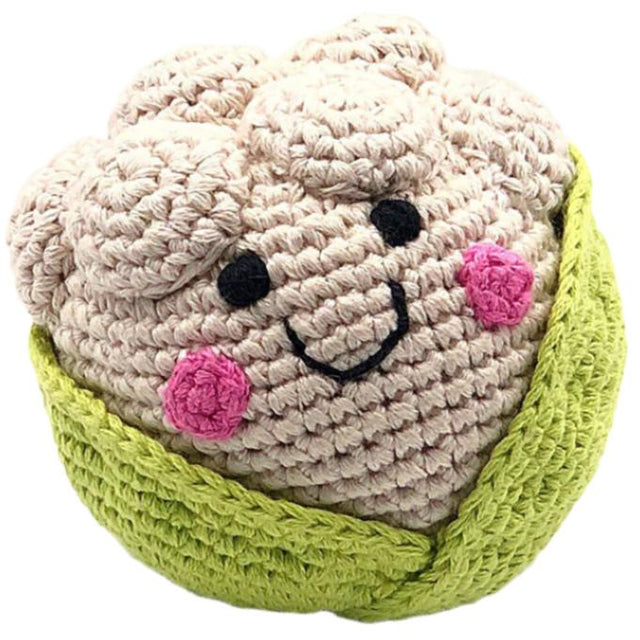 Pretend Play Food Rattle - Cauliflower - HoneyBug 