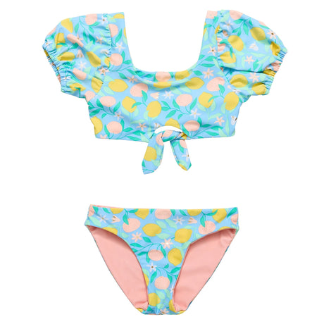 Lemon Drops Knot Front Bikini - HoneyBug 