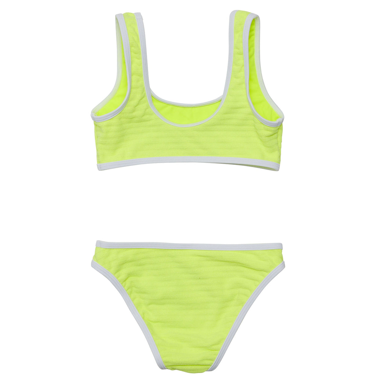 Citron Zest Crop Bikini - HoneyBug 