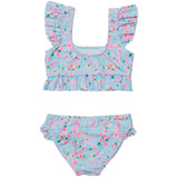 Daisy Chain Frilled Crop Bikini - HoneyBug 