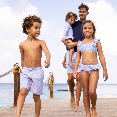 Parisian Summer Frilled Bikini - HoneyBug 