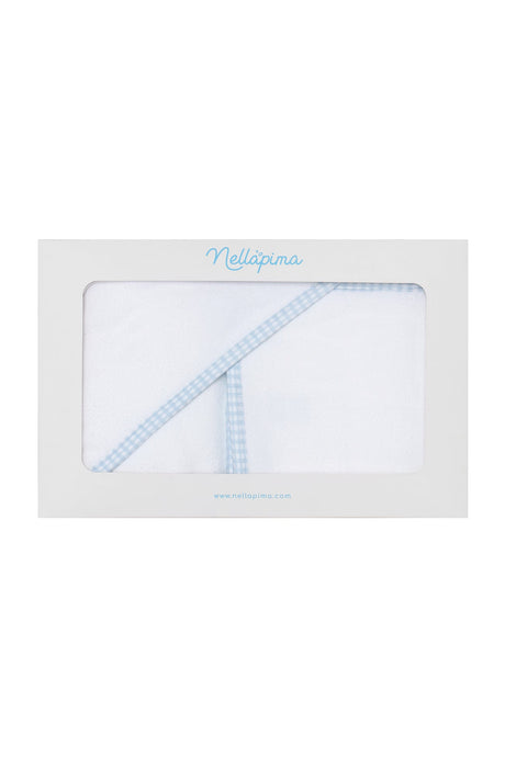 Blue Gingham Towel - HoneyBug 